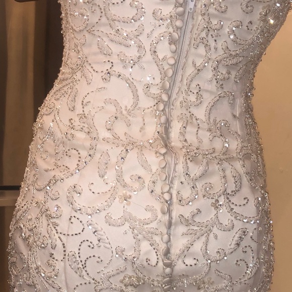Bling Mermaid Wedding Gown - Picture 6 of 6
